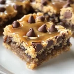 Caramel Chocolate Chip Cookie Bars
