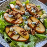 Caramelized Pear and Blue Cheese Salad: A Sweet and Savory Delight