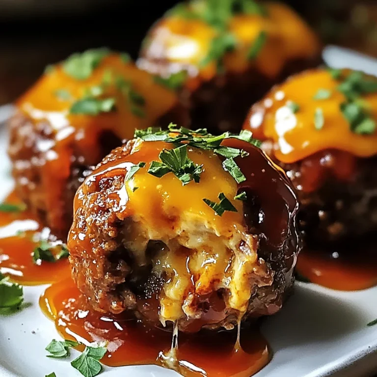 Cheesy Stuffed Meatloaf Bites