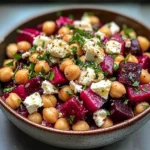 Chickpea, Beet and Feta Salad