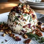 Cranberry Pecan Goat Cheese Ball