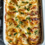 Dad’s Creamy & Cheesy Au Gratin Potatoes