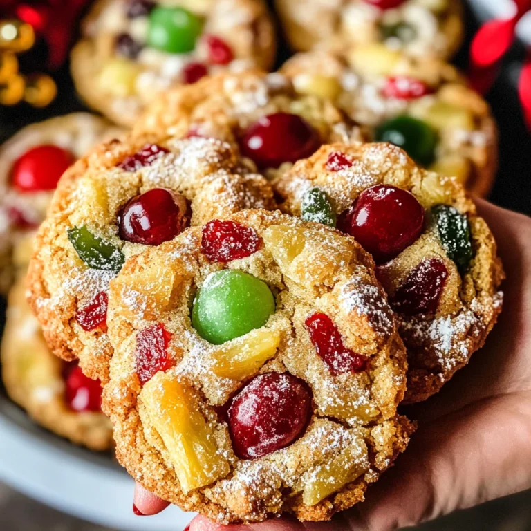 Easy Christmas Fruitcake Cookies Recipe