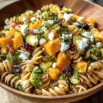 Fall Pasta Salad with Butternut Squash and Brussels