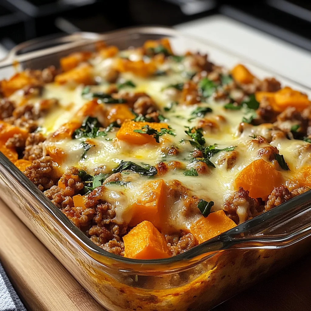Ground Turkey Sweet Potato Casserole