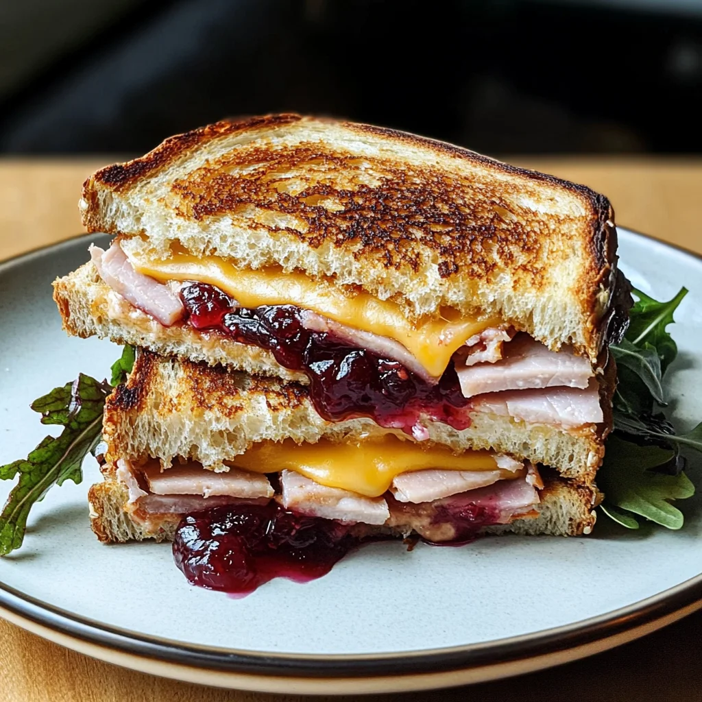 Ham Cheddar Cranberry Melt