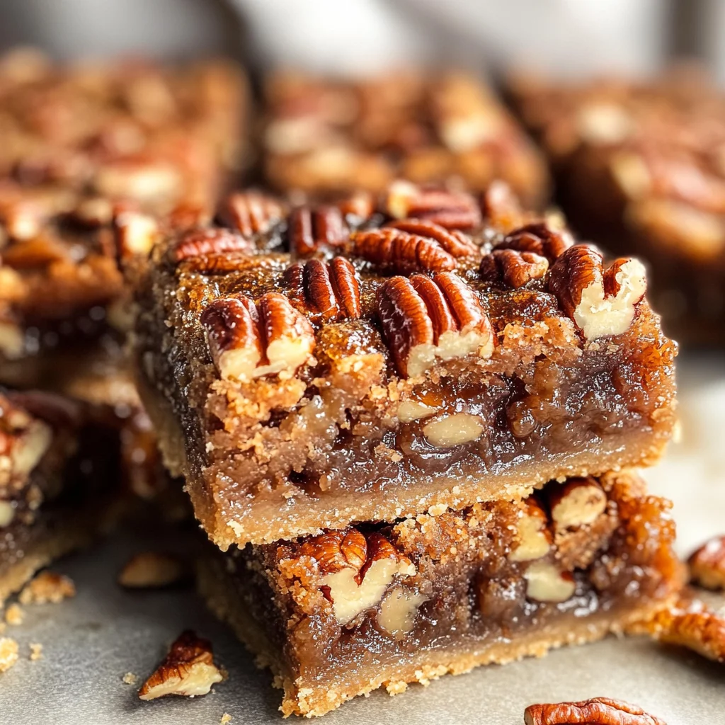 Healthy Gluten-Free Pecan Pie Bars