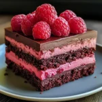 Heavenly Raspberry Chocolate Mousse Cake