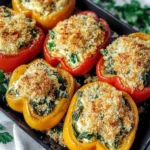 Herby Ricotta Stuffed Peppers