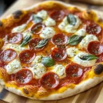 Hot Honey Pepperoni Ricotta Pizza : A Pizza Recipe