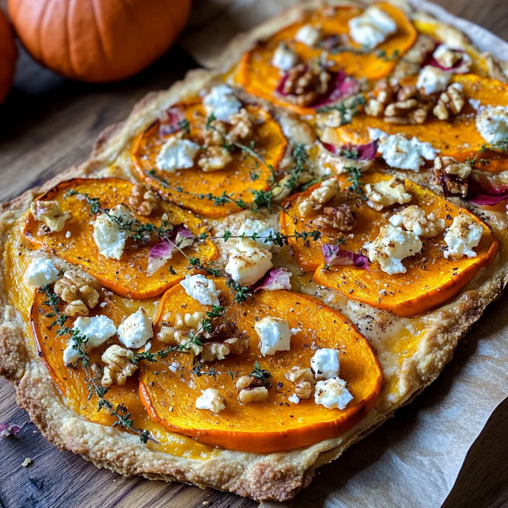 Kürbis-Flammkuchen