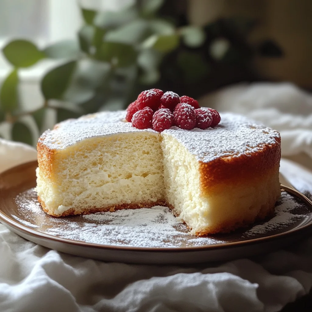 Light & Fluffy Yogurt Cloud Cake – The Best Airy Dessert !