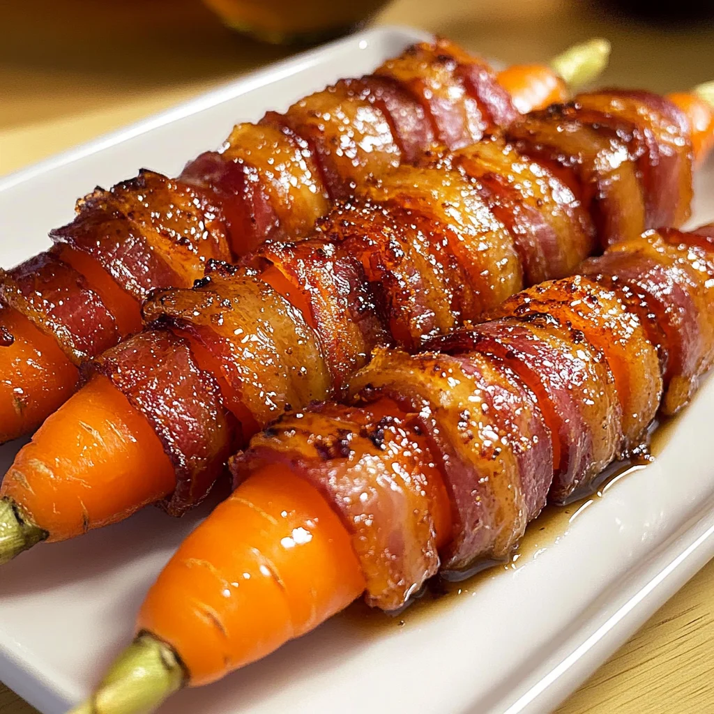 Maple Bacon Carrots