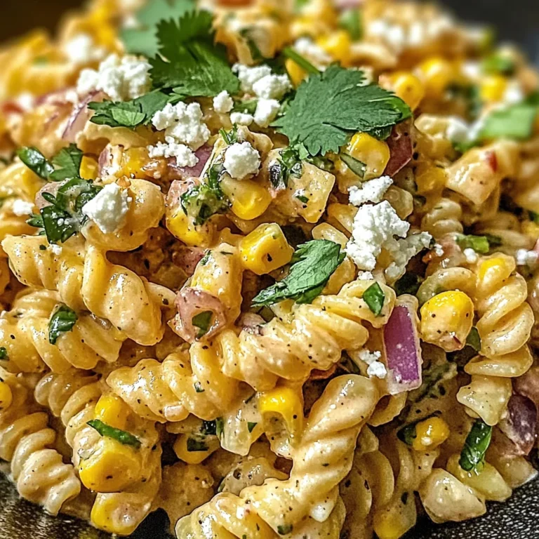 Mexican Street Corn Pasta Salad is a must-try dish!