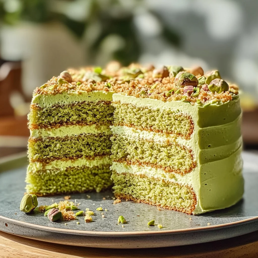Pistachio Sheet Cake
