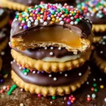 Ritz Cracker Caramel Chocolate Bites
