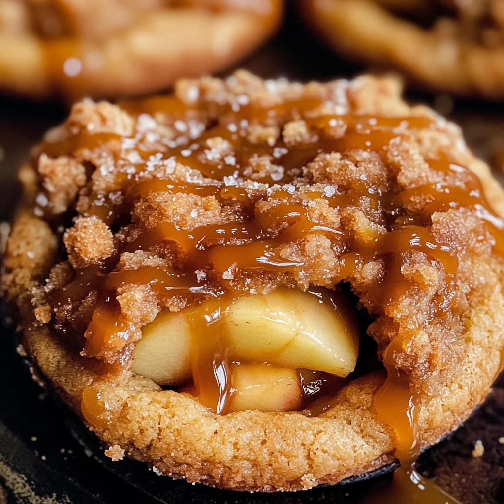 Salted Caramel Apple Pie Cookies