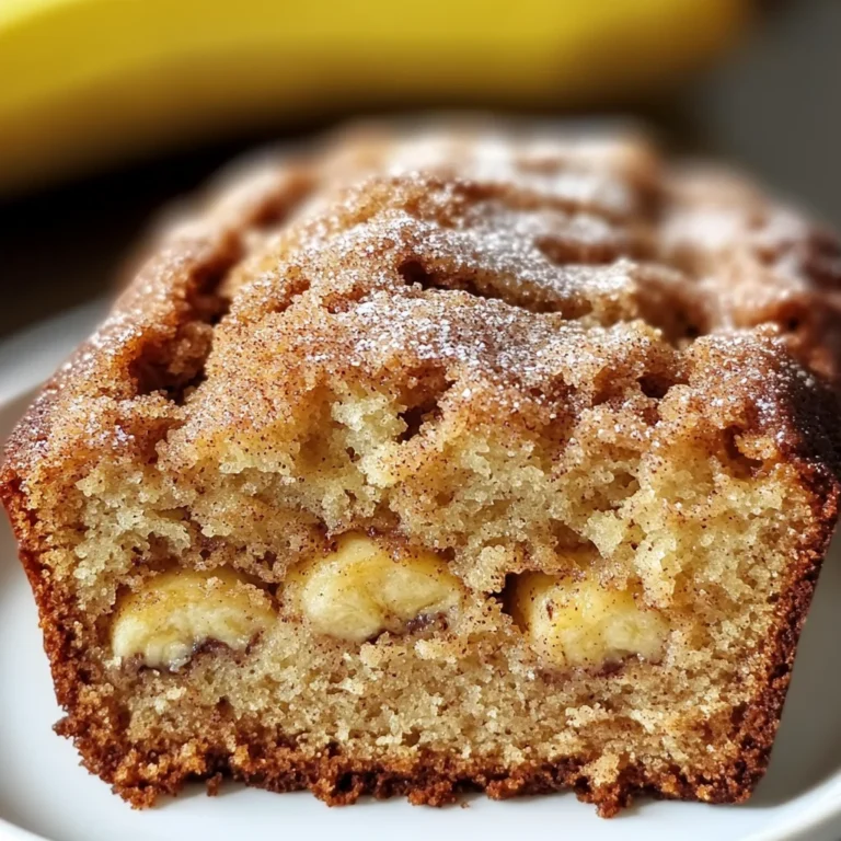 Snickerdoodle Banana Bread Recipe