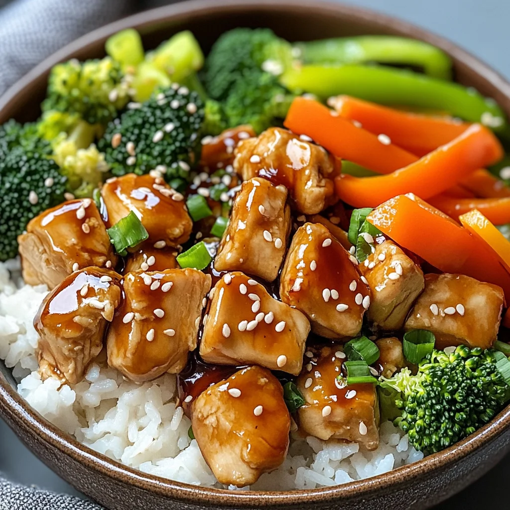 Teriyaki Chicken Rice Bowl