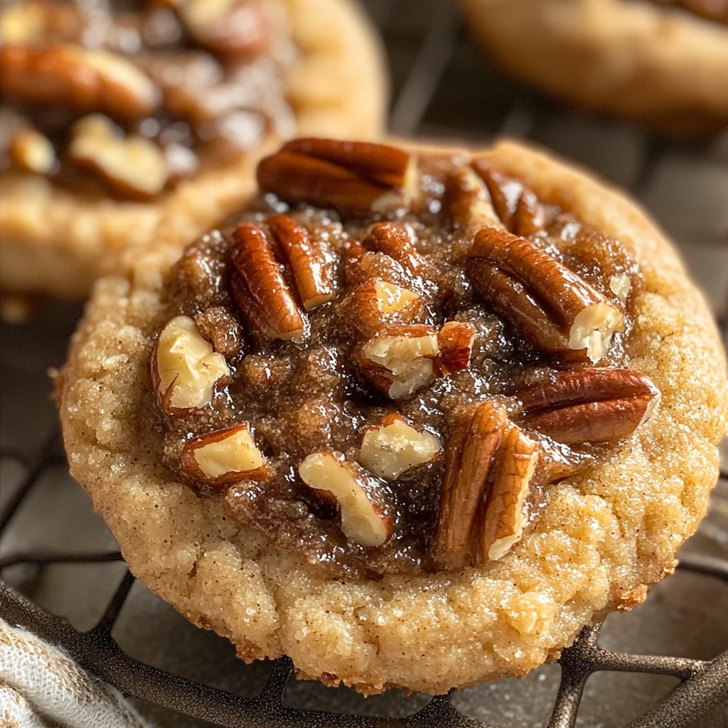 Vegan Pecan Pie Cookies