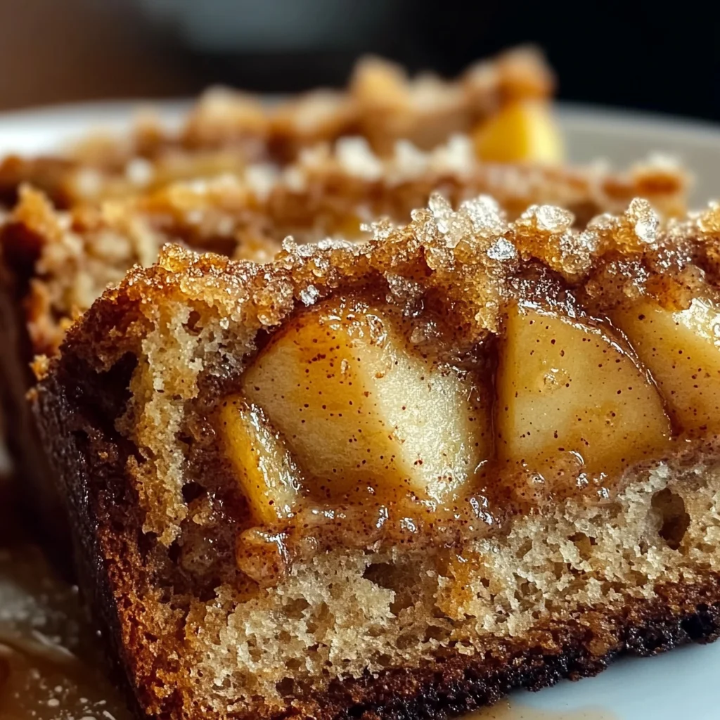 Warm Cinnamon-Spiced Apple Bread