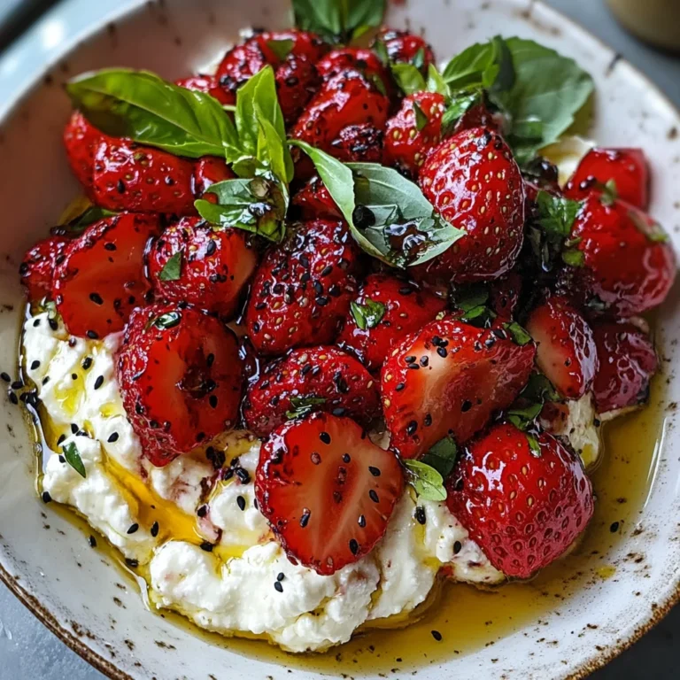 Whipped Feta with Roasted Strawberries: A Flavorful Delight You Can’t Resist